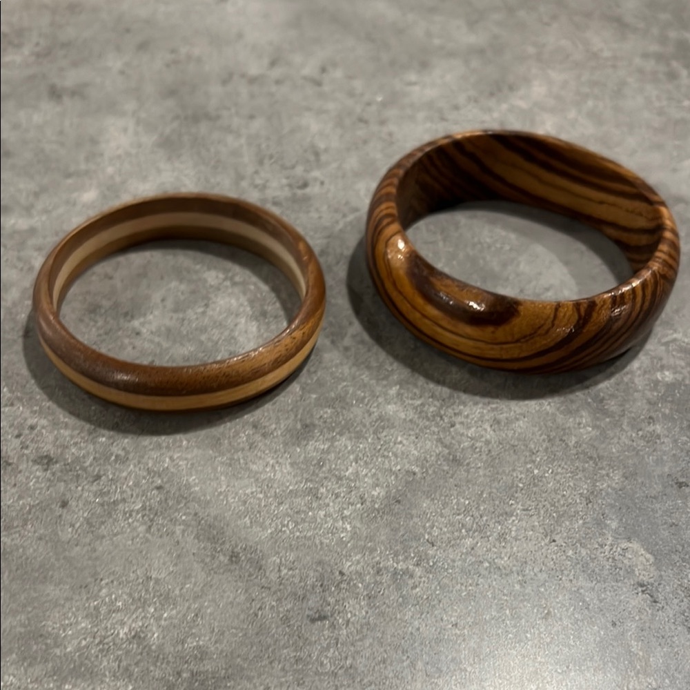 Wooden bracelets